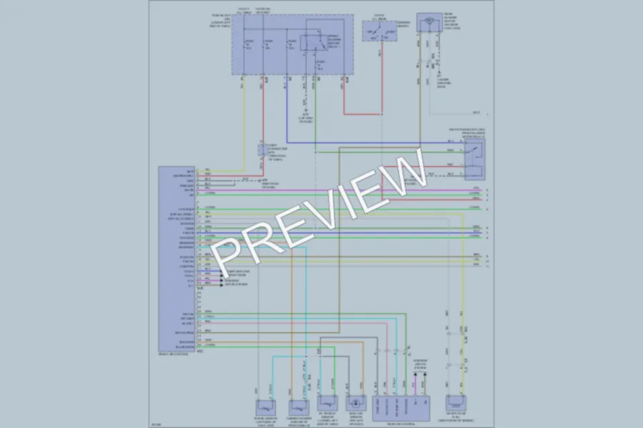 2012 Nissan NV1500 Air Conditioning wiring diagram preview