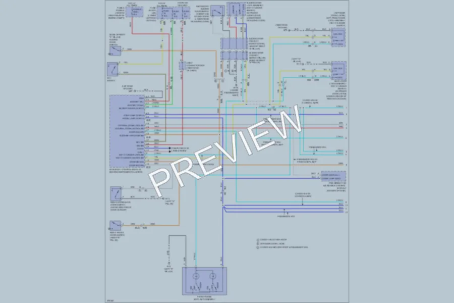 2012 Nissan NV1500 Interior Lights wiring diagram preview