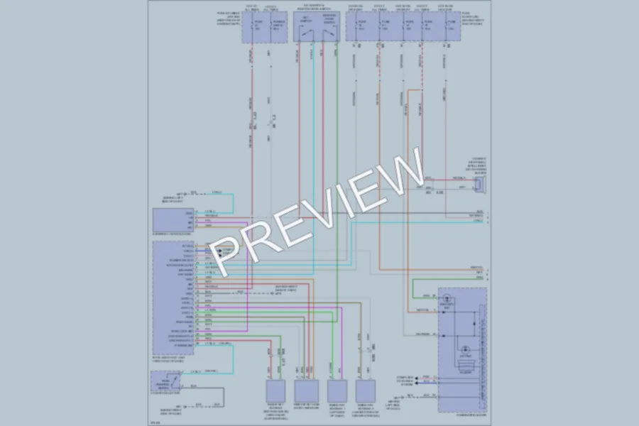 2012 Nissan Pathfinder Anti Theft wiring diagram preview