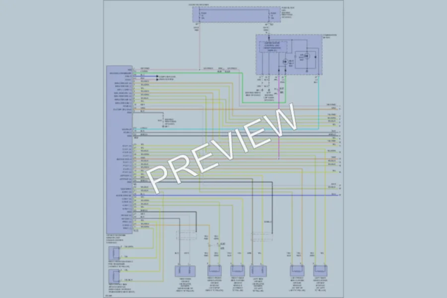 2012 Nissan Pathfinder Supplemental Restraints wiring diagram preview