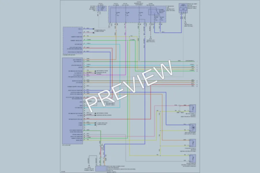 2012 Nissan Quest Air Conditioning wiring diagram preview