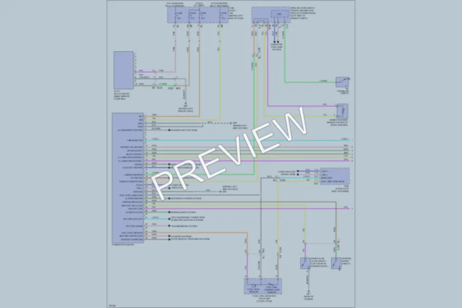 2012 Nissan Quest Instrument Cluster wiring diagram preview