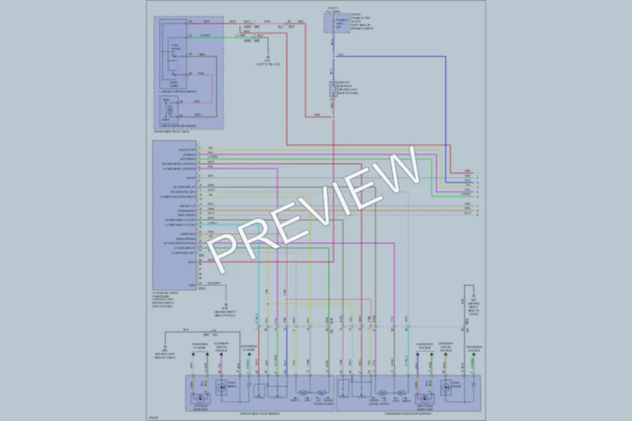 2012 Nissan Quest Memory Systems wiring diagram preview