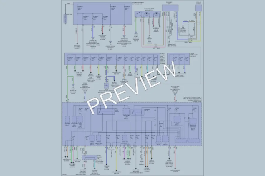 2012 Nissan Quest Power Distribution wiring diagram preview