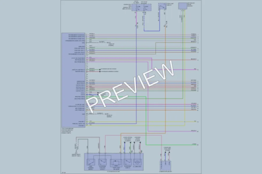 2012 Nissan Quest Transmission wiring diagram preview
