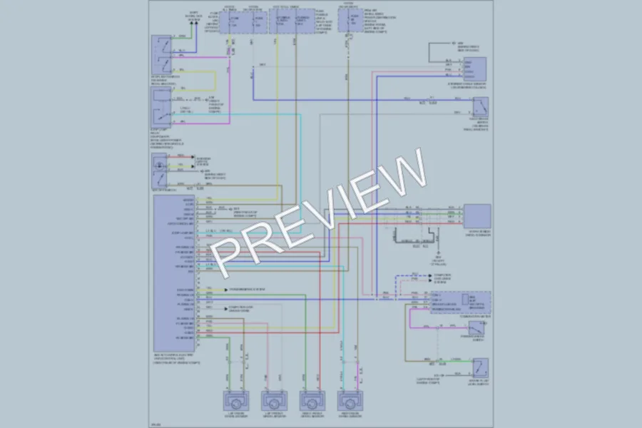 2012 Nissan Rogue Anti Lock Brakes wiring diagram preview