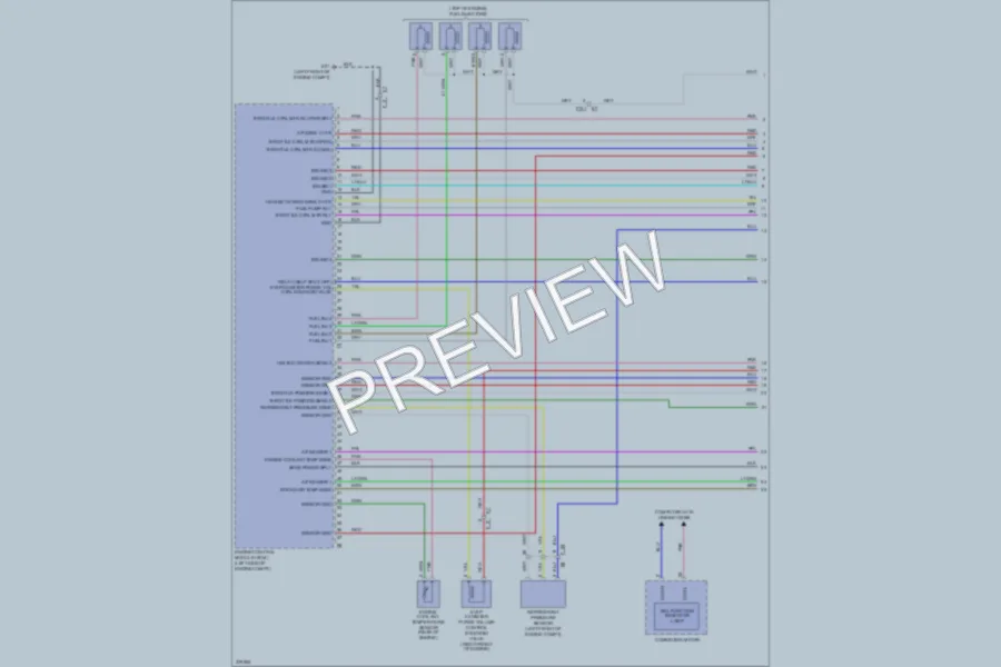 2012 Nissan Rogue Engine Performance wiring diagram preview