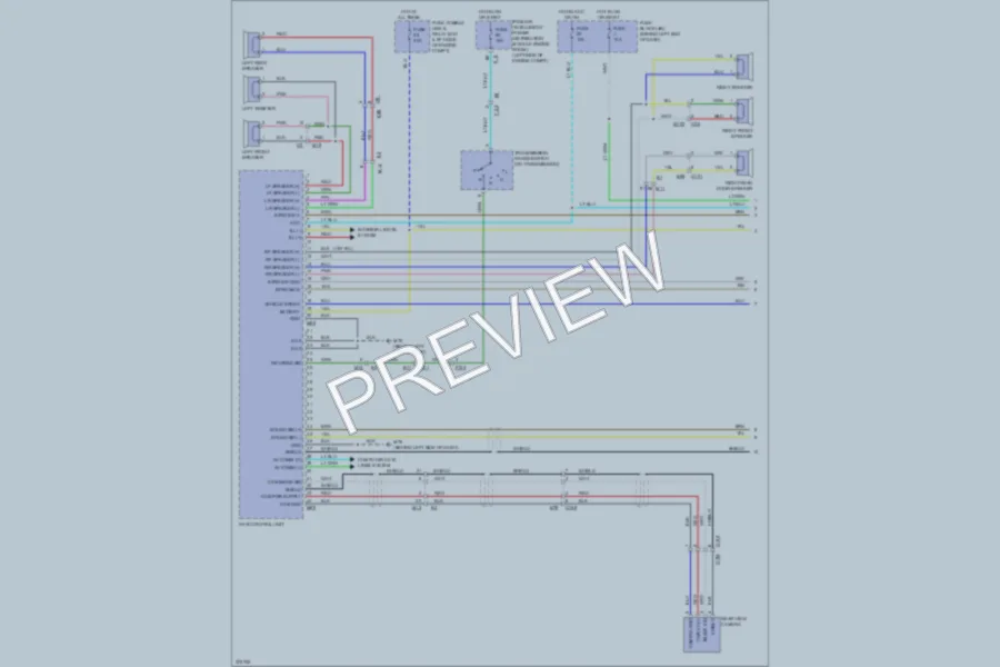 2012 Nissan Rogue Navigation wiring diagram preview