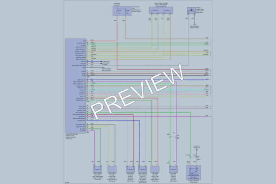 2012 Nissan Rogue Supplemental Restraints wiring diagram preview
