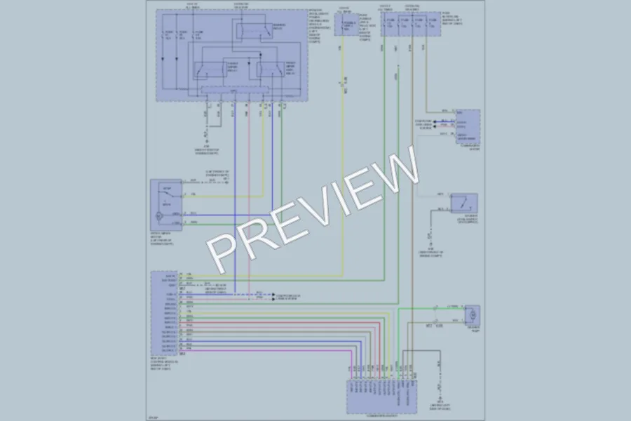 2012 Nissan Rogue Wiper Washer wiring diagram preview
