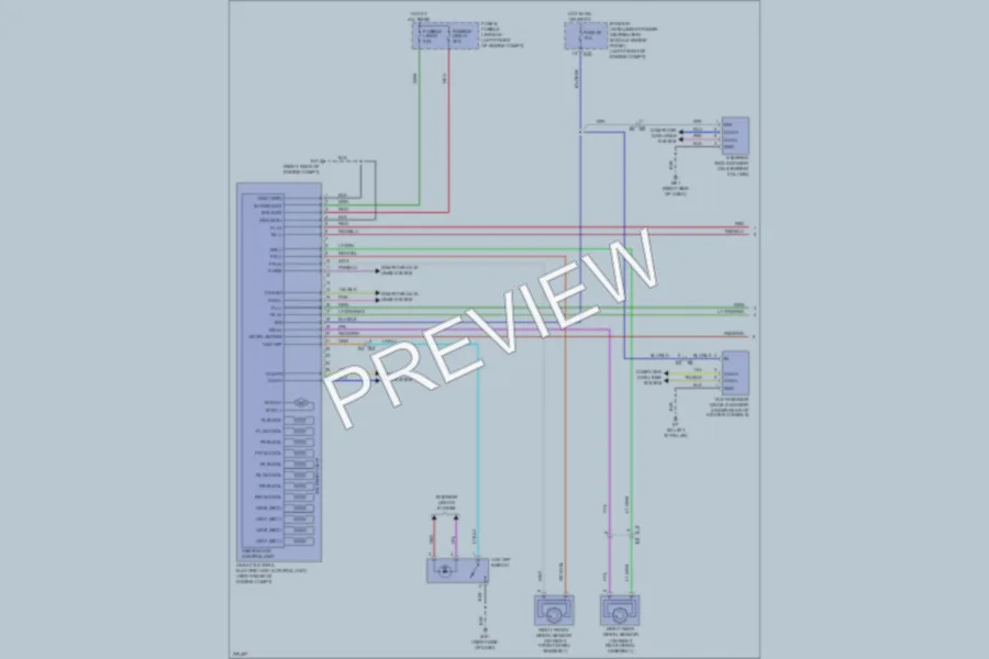 2012 Nissan Sentra Anti Lock Brakes wiring diagram preview