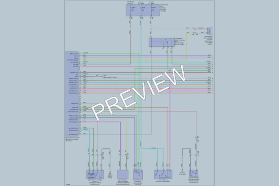 2012 Nissan Sentra Power Door Locks wiring diagram preview