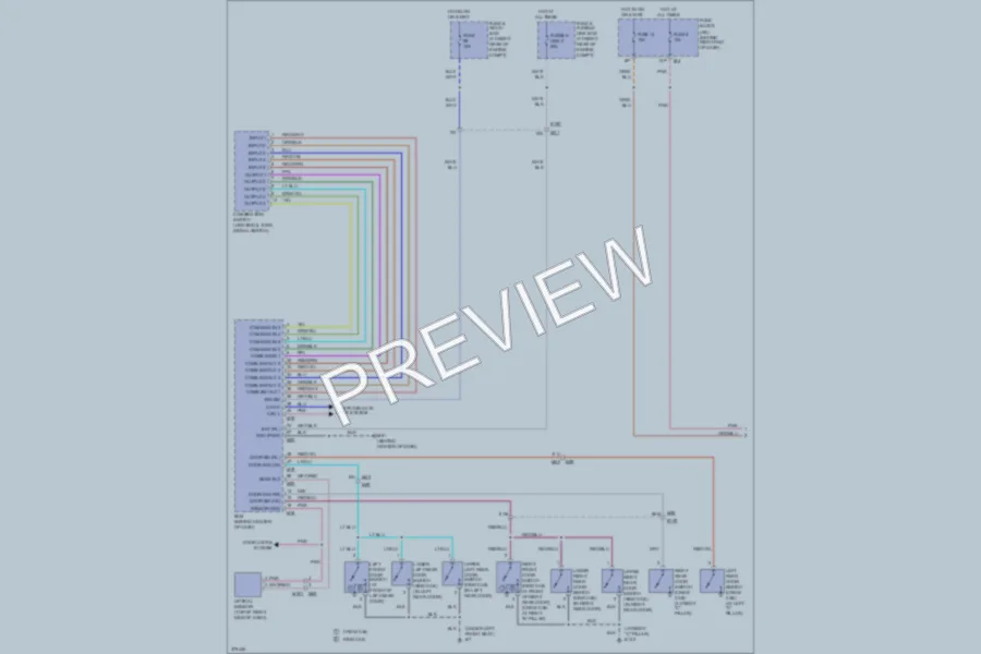 2012 Nissan Titan Headlights wiring diagram preview