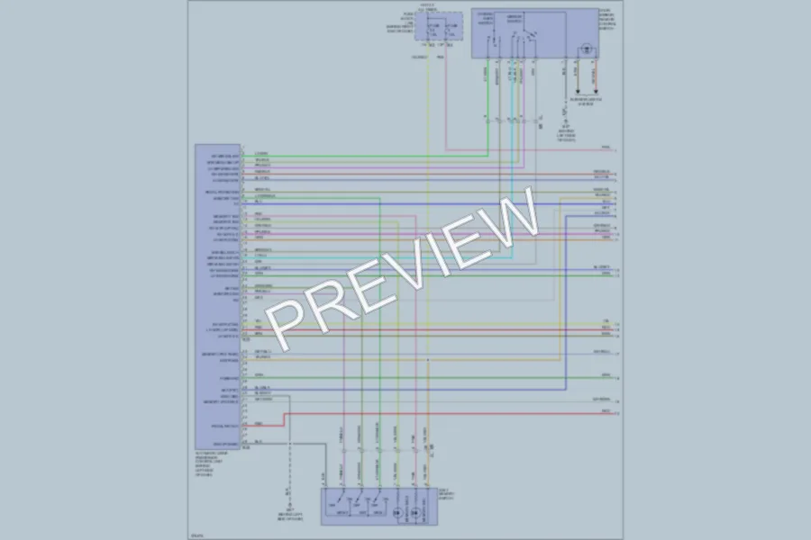 2012 Nissan Titan Memory Systems wiring diagram preview