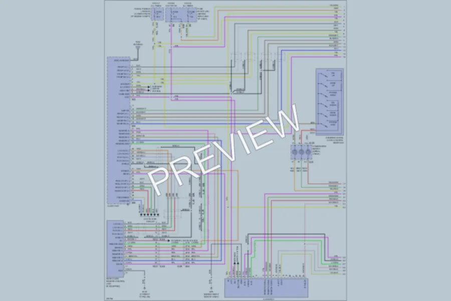 2012 Nissan Titan Navigation wiring diagram preview