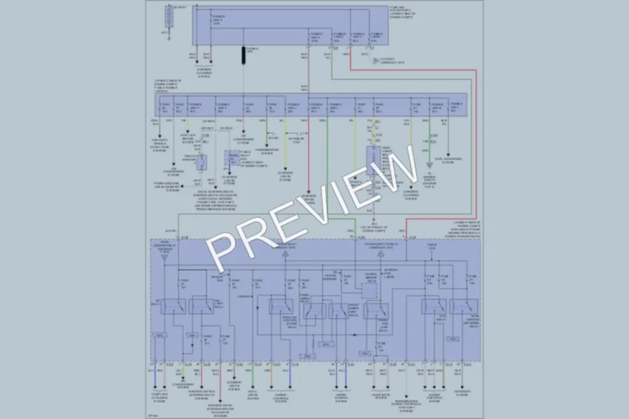 2012 Nissan Titan Power Distribution wiring diagram preview