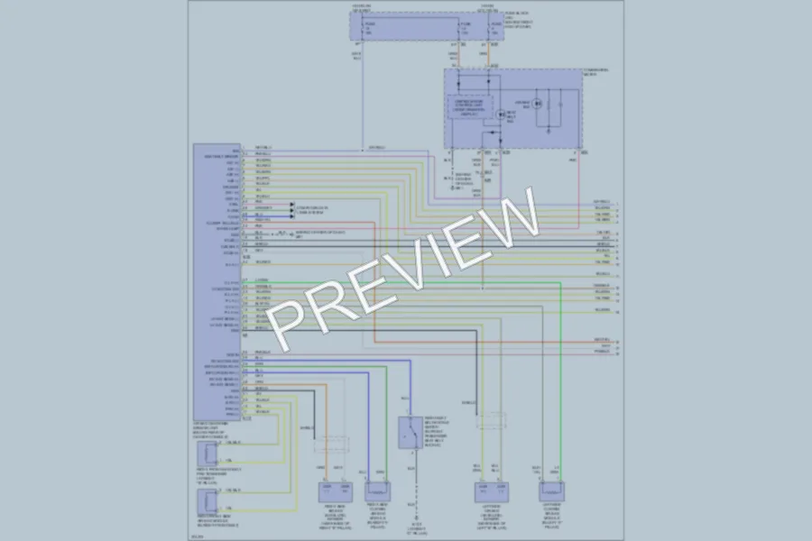 2012 Nissan Titan Supplemental Restraints wiring diagram preview