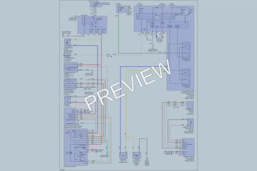 2012 Nissan Versa Air Conditioning wiring diagram preview