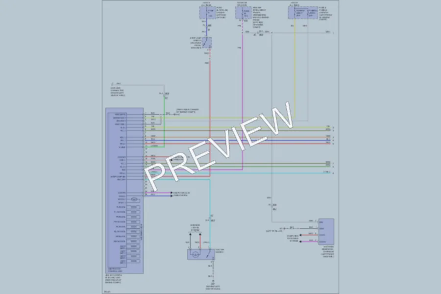 2012 Nissan Versa Anti Lock Brakes wiring diagram preview
