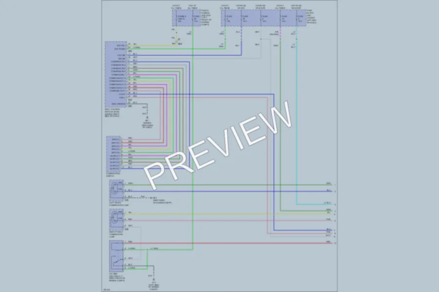 2012 Nissan Versa Headlights wiring diagram preview