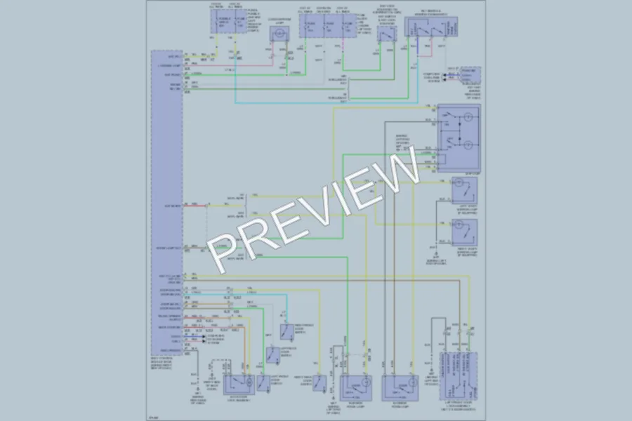 2012 Nissan Versa Interior Lights wiring diagram preview