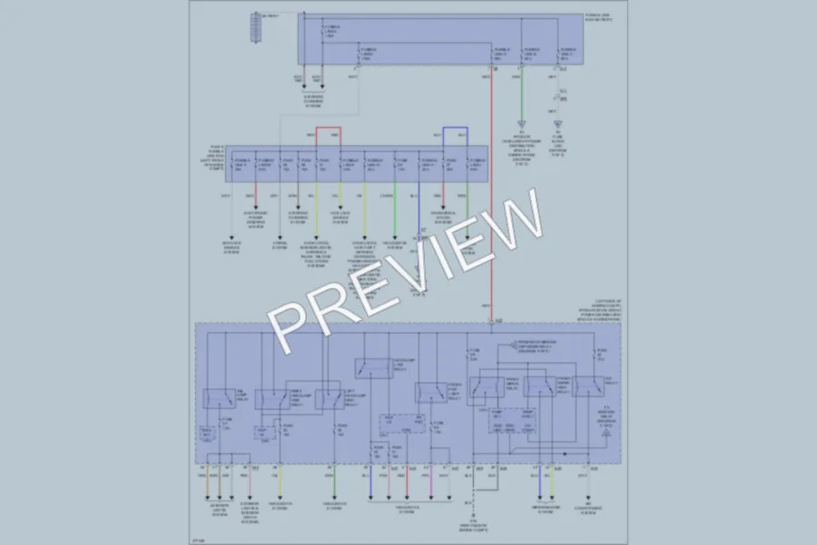 2012 Nissan Versa Power Distribution wiring diagram preview