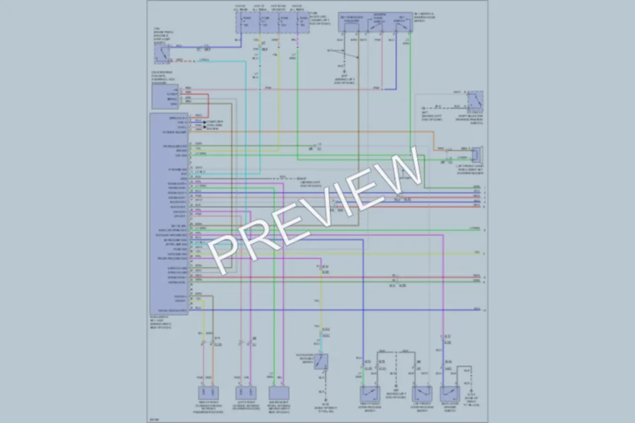 2012 Nissan Versa Power Door Locks wiring diagram preview