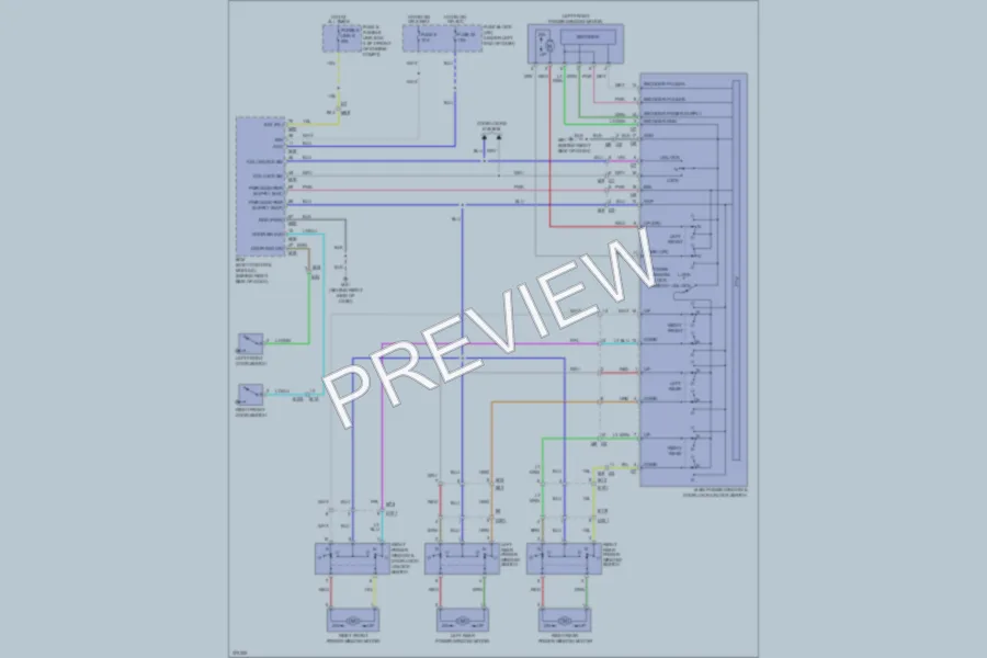 2012 Nissan Versa Power Windows wiring diagram preview