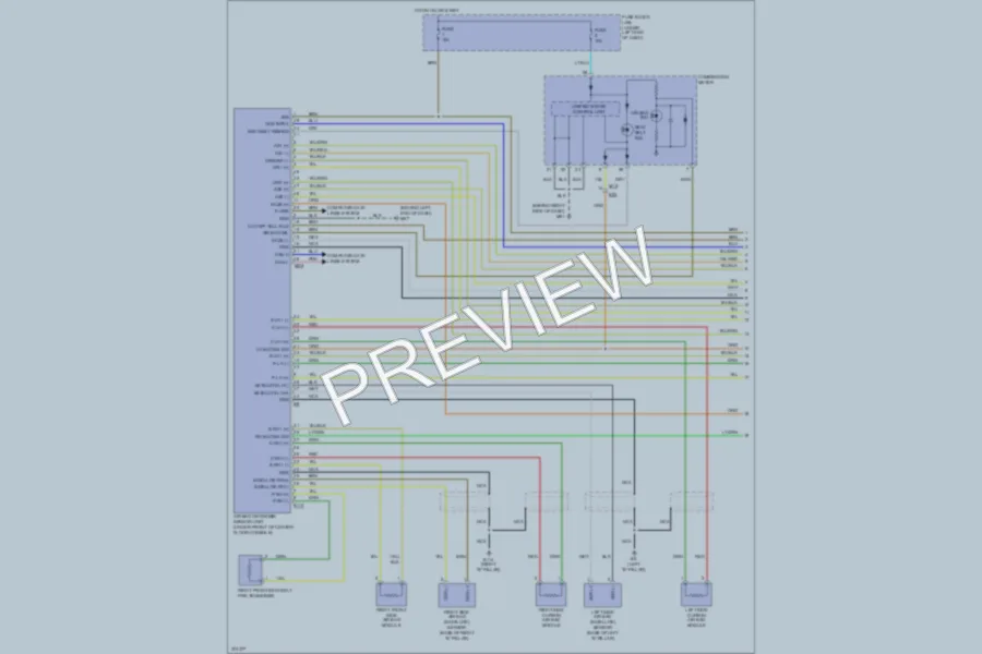 2012 Nissan Versa Supplemental Restraints wiring diagram preview
