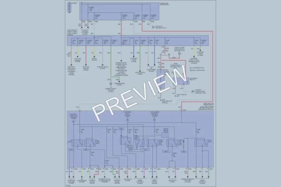 2012 Nissan Xterra Power Distribution wiring diagram preview