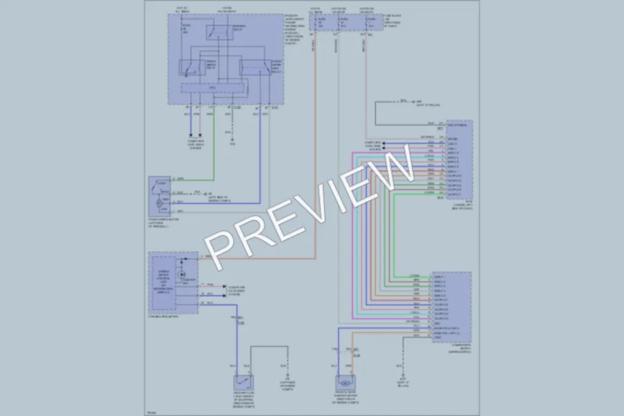 2012 Nissan Xterra Wiper Washer wiring diagram preview