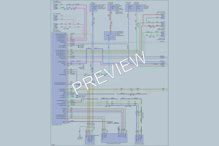 2012 Nissan cube Navigation wiring diagram preview