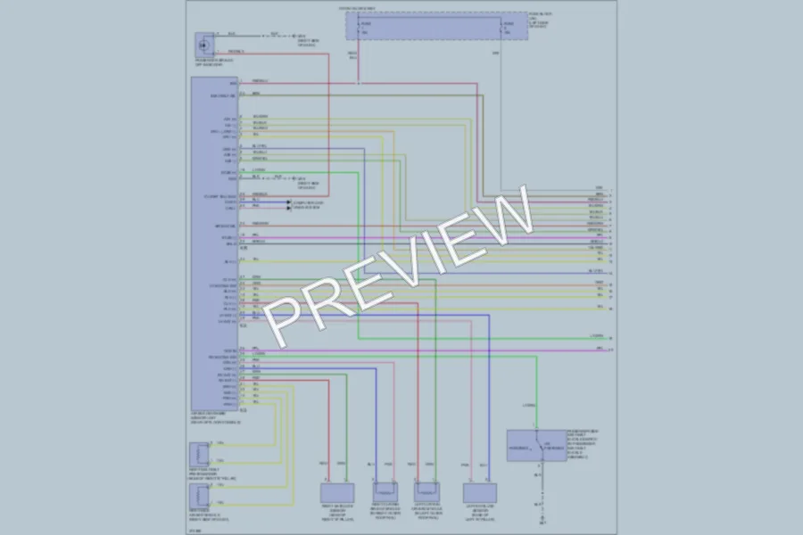 2012 Nissan cube Supplemental Restraints wiring diagram preview