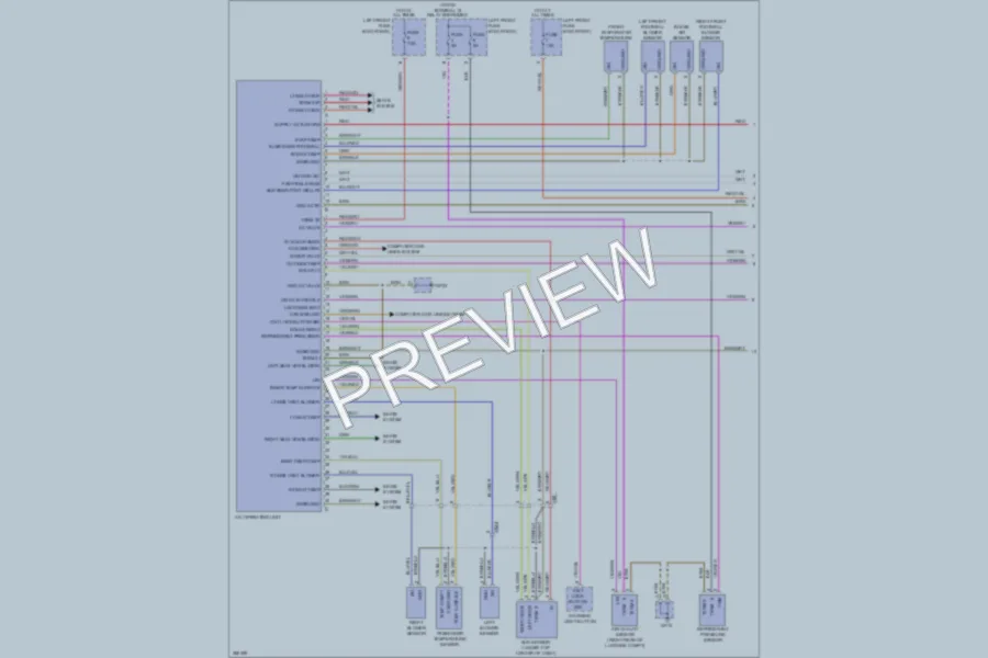 2012 Porsche 911 Air Conditioning wiring diagram preview