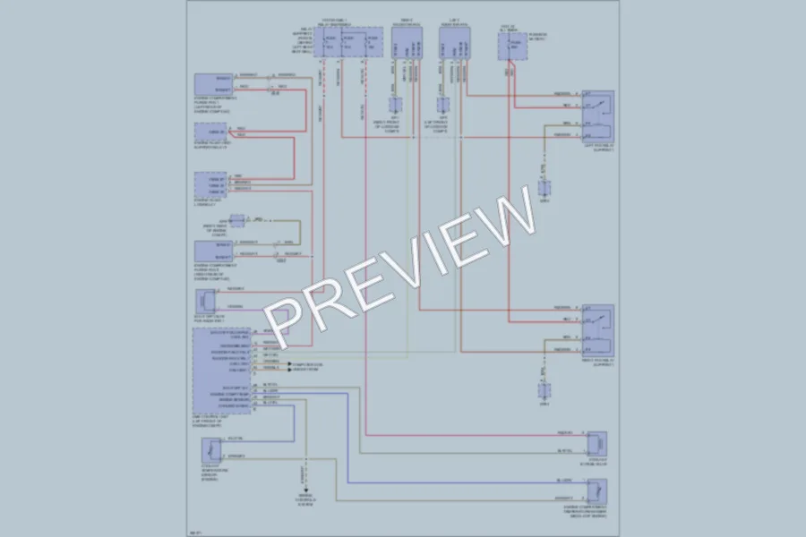 2012 Porsche 911 Cooling Fan wiring diagram preview
