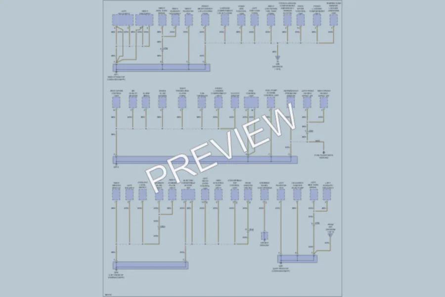 2012 Porsche 911 Ground Distribution wiring diagram preview