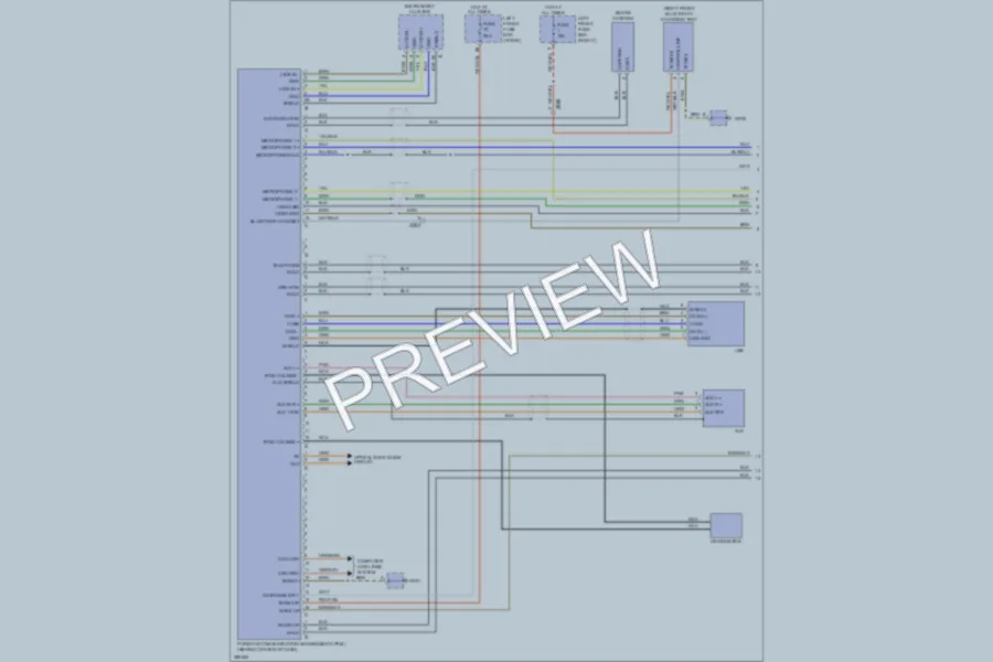 2012 Porsche 911 Navigation wiring diagram preview
