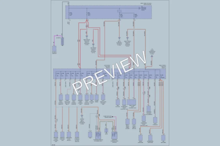 2012 Porsche 911 Power Distribution wiring diagram preview