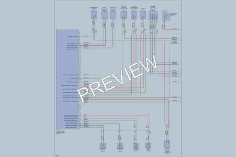 2012 Porsche 911 Supplemental Restraints wiring diagram preview