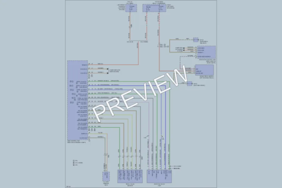 2012 Porsche Cayenne Cruise Control wiring diagram preview