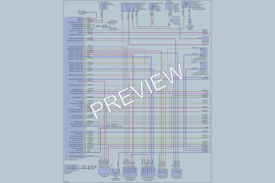 2012 Porsche Cayman Engine Performance wiring diagram preview