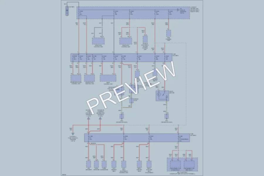 2012 Porsche Cayman Power Distribution wiring diagram preview
