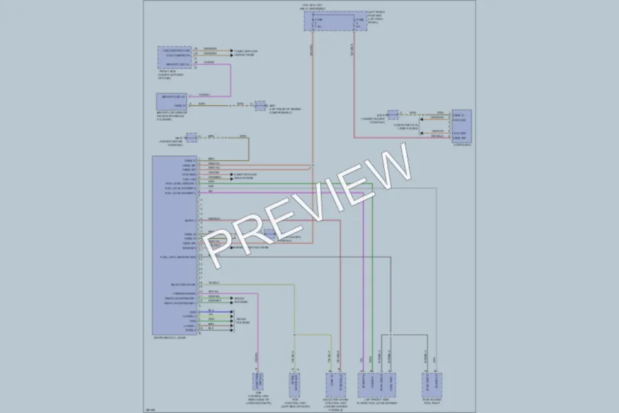 2012 Porsche Panamera Instrument Cluster wiring diagram preview