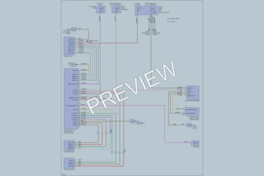 2012 Porsche Panamera Shift Interlock wiring diagram preview