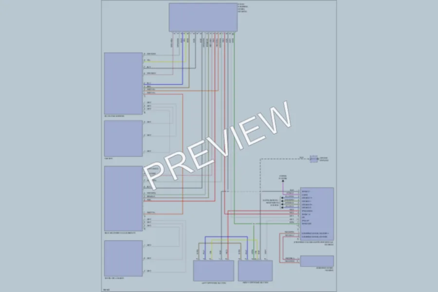 2012 Porsche Panamera Transmission wiring diagram preview