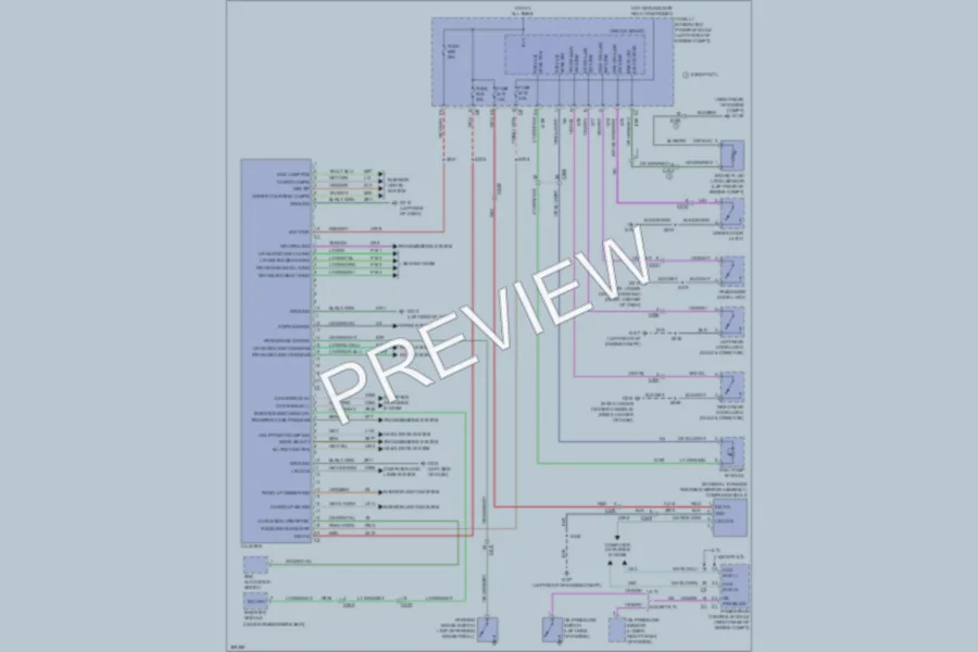 2012 Ram 1500 Instrument Cluster wiring diagram preview