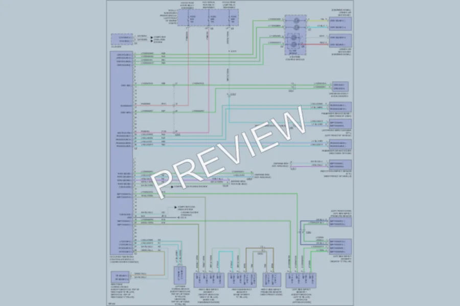 2012 Ram 2500 Supplemental Restraints wiring diagram preview