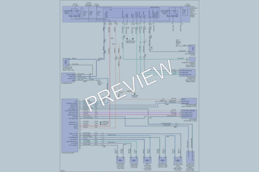 2012 Ram 3500 Air Conditioning wiring diagram preview