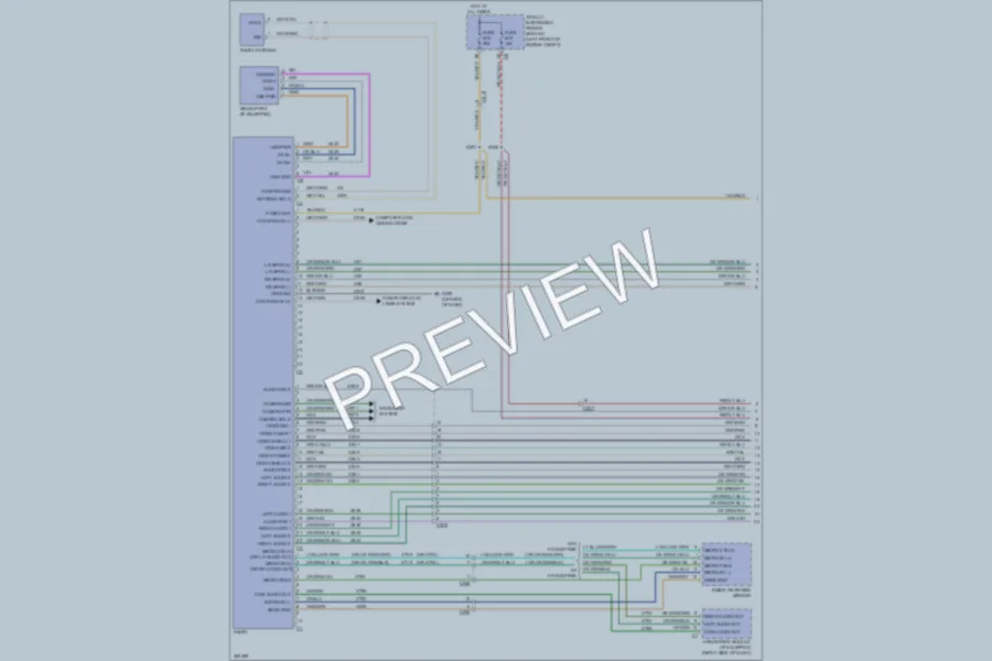 2012 Ram 1500 Navigation wiring diagram preview