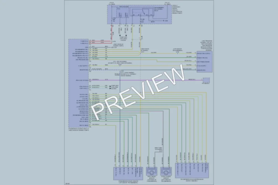 2012 Ram 1500 Transmission wiring diagram preview